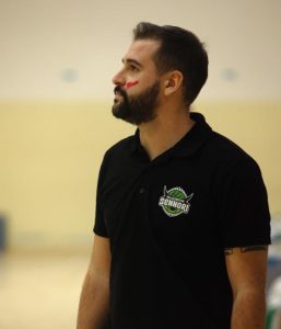 Gabriele Piras (coach Sennori Basket) ph. Mario Marongiu)